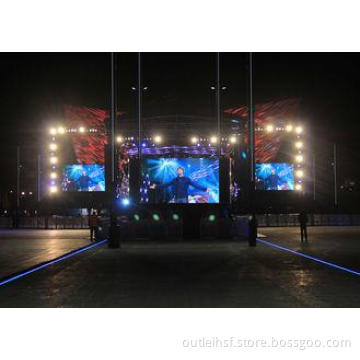 Super Slim Ultra Lightweight P10 mobile led displays For Ou